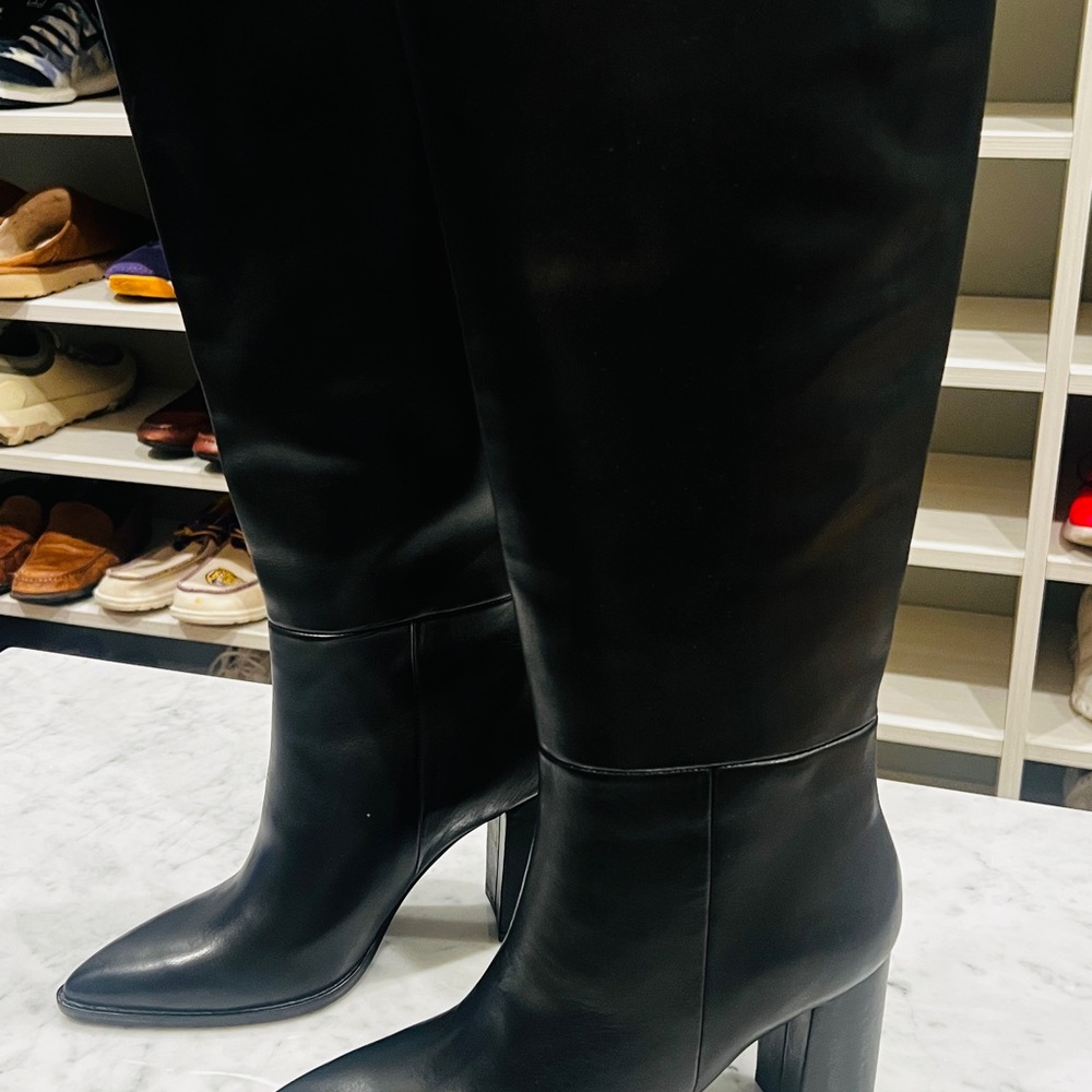 Steve Madden Black Over the Knee Boots